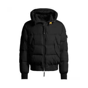 Winter Hooded <b>Puffer</b> <b>Jacket</b> Women Men's Lightweight Canvas Zipper Front Logo <b>Thin</b> Outdoor Fashion - Product Image 3