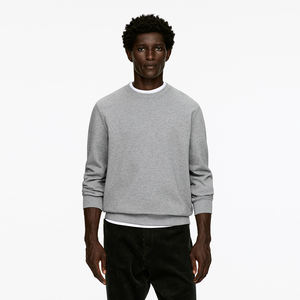 Personalizado 100% algodón peso pesado Boxy Fit pulóver con capucha de doble capa sudaderas de lana para los hombres para el invierno - Product Image 2