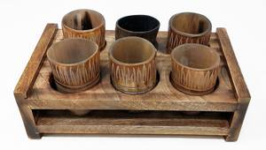 Taza para beber de cuerno de buey hecha a mano elegante estilo náutico Medieval forma Natural tallado de animales pulido para decoración de Navidad - Product Image 6