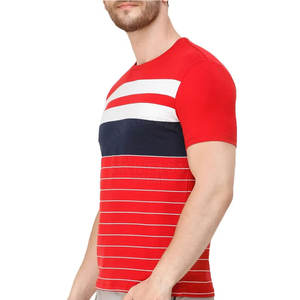 T-shirt pour homme à col rond slim fit 2026, tissu en coton de haute qualité, logo d'impression personnalisé, t-shirt pour homme - Product Image 2