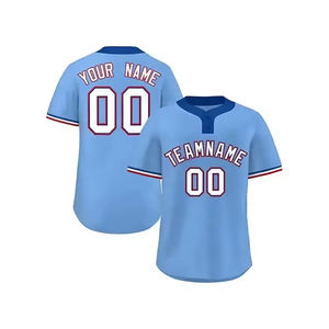 เสื้อซอฟต์บอลสำหรับทั้งชายและหญิงเสื้อพิมพ์ลายพิมพ์ซับลิเมตสั่งผลิตจากโรงงาน - Product Image 3