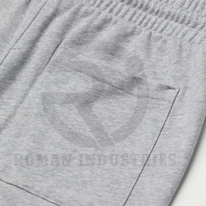 New Trendy Men's Custom Print logo 100% algodón Terry High Quality Custom Casual Fleece Gym Sweat Cargo Shorts - Product Image 5