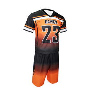 Ensemble de compétition de football américain 7 contre 7 personnalisé pour adultes, impression par sublimation intégrale, respirant, tailles plus grandes, designs d'uniformes de football américain - Product Image 1