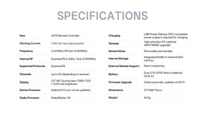 วิทยุบังคับ RadioMaster AX12 ระบบ Android หน้าจอสัมผัส 5.5 นิ้ว รองรับ EdgeTX ในตัว ระบบ ELRS <span class=keywords><strong>2</strong></span>.4GHz / 4-in-1 เครื่องส่งสัญญาณแบบมืออาชีพ - Product Image 6