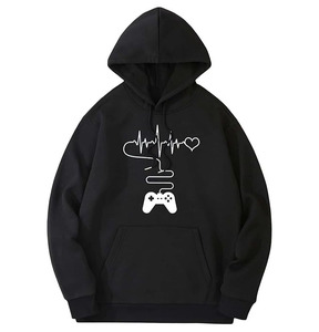 ชุดวอร์มวินเทจสำหรับผู้ชาย ดีไซน์หนังพรีเมียม ระบายอากาศได้ดี ลายเรียบ น้ำหนักเบา มีฮู้ดเพื่อความอบอุ่น - Product Image 1