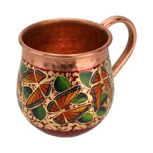 Hand-Painted Copper Mug - Product Image 3