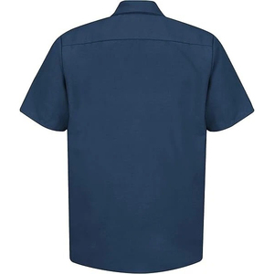Vente en gros de chemises de travail pour mécaniciens industriels personnalisées à manches courtes pour hommes Chemise de travail haute visibilité sur mesure - Product Image 4
