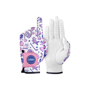 Gants de golf en peau de mouton à faible quantité minimale de commande avec logo personnalisé et PU léger et respirant pour gaucher ou droitier à bas prix - Product Image 5