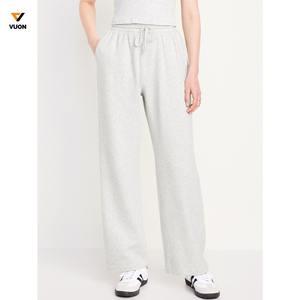 Pantalones acampanados de Yoga con cremallera de cintura alta para mujer, logotipo personalizable, entrenamiento deportivo para niñas, gimnasio, Jogger, cintura elástica, ejercicio acampanado - Product Image 6