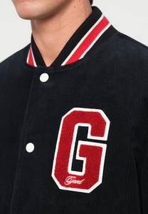 Veste universitaire vintage de qualité supérieure pour hommes, broderie, patch, automne, hiver, style baseball noir, couples - Product Image 2