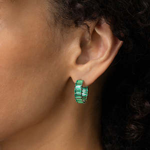 Boucles d'oreilles pendantes fines Eden Eternity Big Hoops - Product Image 3