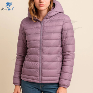Chaqueta de Invierno Acolchada para Mujer, de Manga Larga, Estilo Burbuja, de Alta Calidad - Product Image 1