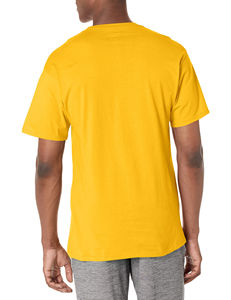 T-shirt en microfibre à la mode pour hommes col rond col rond motif solide nouveau Style décontracté à manches courtes respirant sport ajusté - Product Image 2