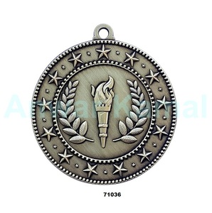 Medallas de premio a granel, ganador del premio del Trofeo de oro de 2 pulgadas, primer lugar de Metal con cintas para el cuello, regalo de premio para torneos, deportes de partido - Product Image 6