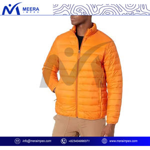 2025 nuevos diseñadores chaquetas acolchadas de invierno para hombres con moda casual Color naranja sólido XL talla chaqueta acolchada para Unisex - Product Image 3