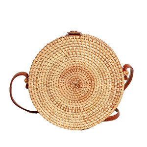 Vente en gros Sac à bandoulière exquis en rotin tissé à la main en osier avec motif étoile et cercle élégant fabriqué au Viet Nam - Product Image 5