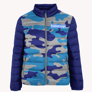 Chaqueta acolchada de invierno para hombre, ropa de calle, 2025, venta al por mayor, abrigos acolchados impermeables lisos para exteriores - Product Image 5