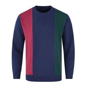 เสื้อสเวตเตอร์สวมหัวสำหรับฤดูหนาวผ้าพิมพ์ลายสีพื้นไม่เหมือนใครผู้ผลิตมืออาชีพ - Product Image 1