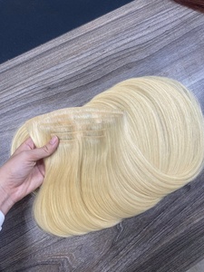 Extensiones de Cabello Remy Vietnamita Zenohair con Clip, PU, 100g, Muy Suaves, Puntas Completas, Decoloradas y Listas para Permanente, Aptas para Todos los Colores - Product Image 5