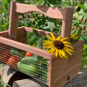 Customized Rectangle Solid Wood <b>Desktop</b> Storage Basket Hand Woven Snack <b>Organizer</b> and Book Crates Made From Cotton & Bamboo FWE - Product Image 1