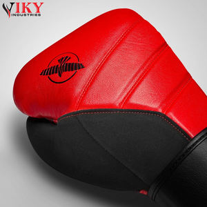 Guantes de boxeo de cuero de excelente calidad, duraderos y ligeros, guantes de boxeo de cuero PU de tamaño de entrenamiento de patadas 10oz 12oz - Product Image 3
