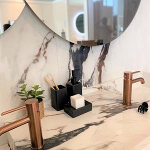 Dispenser di Sapone QUADRO Nero Opaco / DISP. - Product Image 3