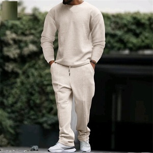 Survêtement de jogging deux pièces pour homme, très populaire, avec logo personnalisé, grandes tailles, respirant, idéal pour le printemps - Product Image 4