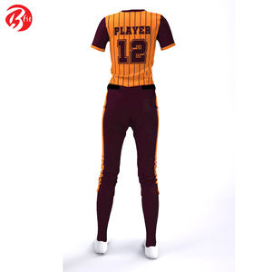 Ropa de equipo Ropa deportiva Conjunto de uniforme de béisbol con logotipo personalizado Uniforme de béisbol y sóftbol para mujeres a los mejores precios - Product Image 3