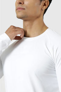 Hombres Gimnasio Compresión Capa base Top Manga larga Secado rápido Deporte Personalizado Hombres Gimnasio Manga larga Camisas de compresión en blanco - Product Image 5