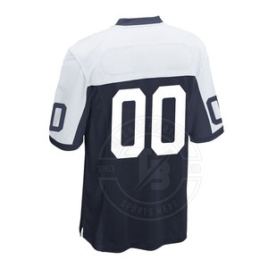 Camiseta de Fútbol Americano, Venta al por Mayor, Personalizada, de Alta Calidad, Transpirable, Talla Grande, Manga Corta, 100% Poliéster, Secado Rápido - Product Image 2