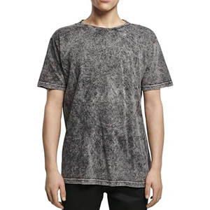 เสื้อยืดผู้ชายที่สามารถซักกรดย้อมสีธรรมดาระบายอากาศได้น้ำหนักเบา - Product Image 3