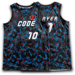 Ensemble short en jersey col en V réversible à impression personnalisée séchage rapide 100% uniforme de basket-ball en maille de polyester respirant livraison rapide - Product Image 4