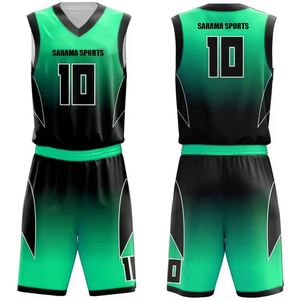 Camiseta de baloncesto personalizada de primera calidad para hombre, ropa de baloncesto transpirable ligera, uniforme de entrenamiento - Product Image 1
