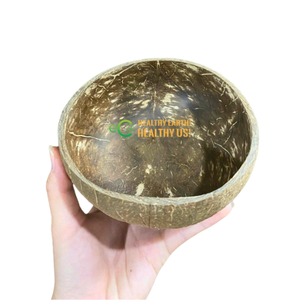 Elegante Tazón Hecho a Mano de Cáscara de Coco con Acabado Pulido, Personalizado, Ecológico, Resistente al Calor y Ligero para Comida de Camping - Product Image 2