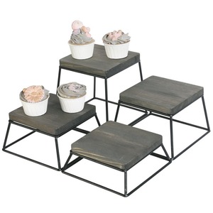 อุปกรณ์ตั้งเค้กทำจากไม้และโลหะจากอินเดียสินค้ามาใหม่ปรับแต่งได้ทนทานและพรีเมียม - Product Image 1