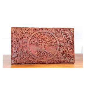 Boîte de rangement rectangulaire en bois fantaisie organisateur de bijoux personnalisé vente en gros pour la maison cuisine bureau organisation de rangement - Product Image 4