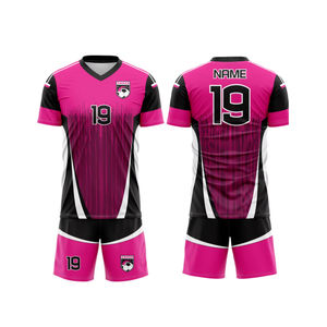 Uniforme de fútbol sublimado de diseño personalizado OEM hecho con uniformes de fútbol sin costuras ropa deportiva para adultos ropa de entrenamiento para correr - Product Image 2