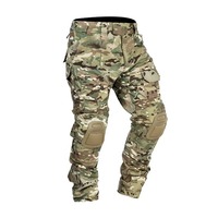 Randonnée Airsoft Chasse Costumes Uniforme Camouflage Tactique Combat Chemises Chasse Vêtements Chemises Pantalons avec Coussinets