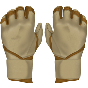 Durable Palm Leather Baseball Batting Gloves Full Cuff Pro Quality Soft Grip Breathable Waterproof Left/Right-Handed Training - Product Image 1