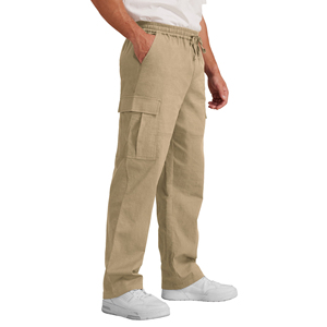 Vente en gros Design personnalisé Pantalon de sport Baggy de jogging droit décontracté pour homme, cargo kaki délavé et ample - Product Image 4