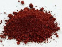 Oxyde de fer pigment ciment rouge couleur poudre revêtement de peinture brique de chaussée