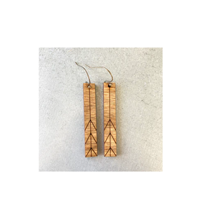 100% Meilleure qualité boucle d'oreille en bois pour sortir boucles d'oreilles à la mode plaqué fabriqué en Inde designer look meilleur prix produit - Product Image 3