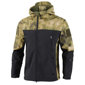 Chaqueta cortavientos para hombre, estilo moderno, Softshell, impermeable, con capucha, abrigo para exteriores, para senderismo, Camping, calle alta, Invierno - Product Image 3
