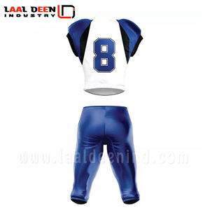 Uniforme de fútbol americano juvenil, diseño de logotipo, balón de fútbol americano para equipo personalizado, número de nombre - Product Image 6