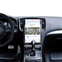 Radio para Coche Gerllish Estilo Tesla de 14.5 Pulgadas con Android para Infiniti G25 G35 G37 2010-2013, Reproductor Multimedia, Unidad Principal con GPS y Pantalla Táctil