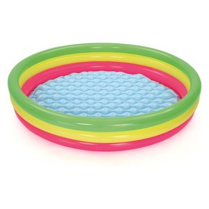 Piscina Inflable Bestway Summer de 3 Anillos (152x30cm) Multicolor 51103 para Niños Pequeños - Product Image 1