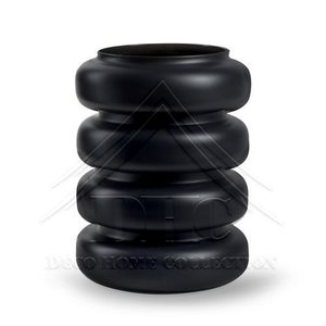 Florero de metal de diseño estándar estilo elegante con diferentes tamaños y acabado antiguo dorado para la decoración moderna del hogar - Product Image 6