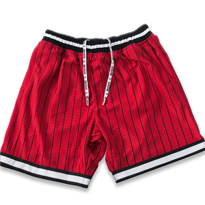 Short de sport de gymnastique unisexe pour hommes Short de basket-ball en maille de polyester respirant Poches personnalisées Sublimation entièrement colorée Expédition DDP - Product Image 2