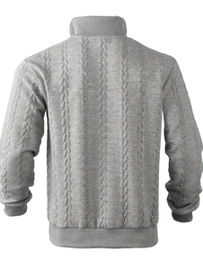 Sweat-shirt à demi-zip en polaire vintage pour homme 2024, écologique, sur mesure, décontracté, pour l'hiver, forte demande - Product Image 6
