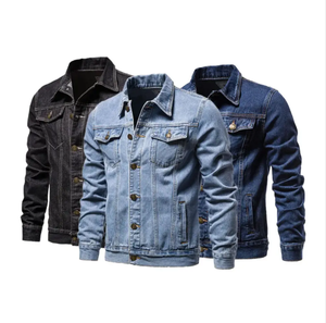 2024 printemps vente en gros de haute qualité hommes coton jean veste personnalisée hommes denim veste pour hommes - Product Image 1